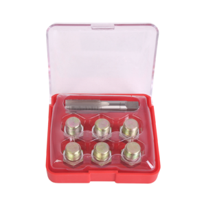 7pcs Automotive Drain Tools Oil Sump Pan Stripped Thread Repair Kits 15MM X 1.5
