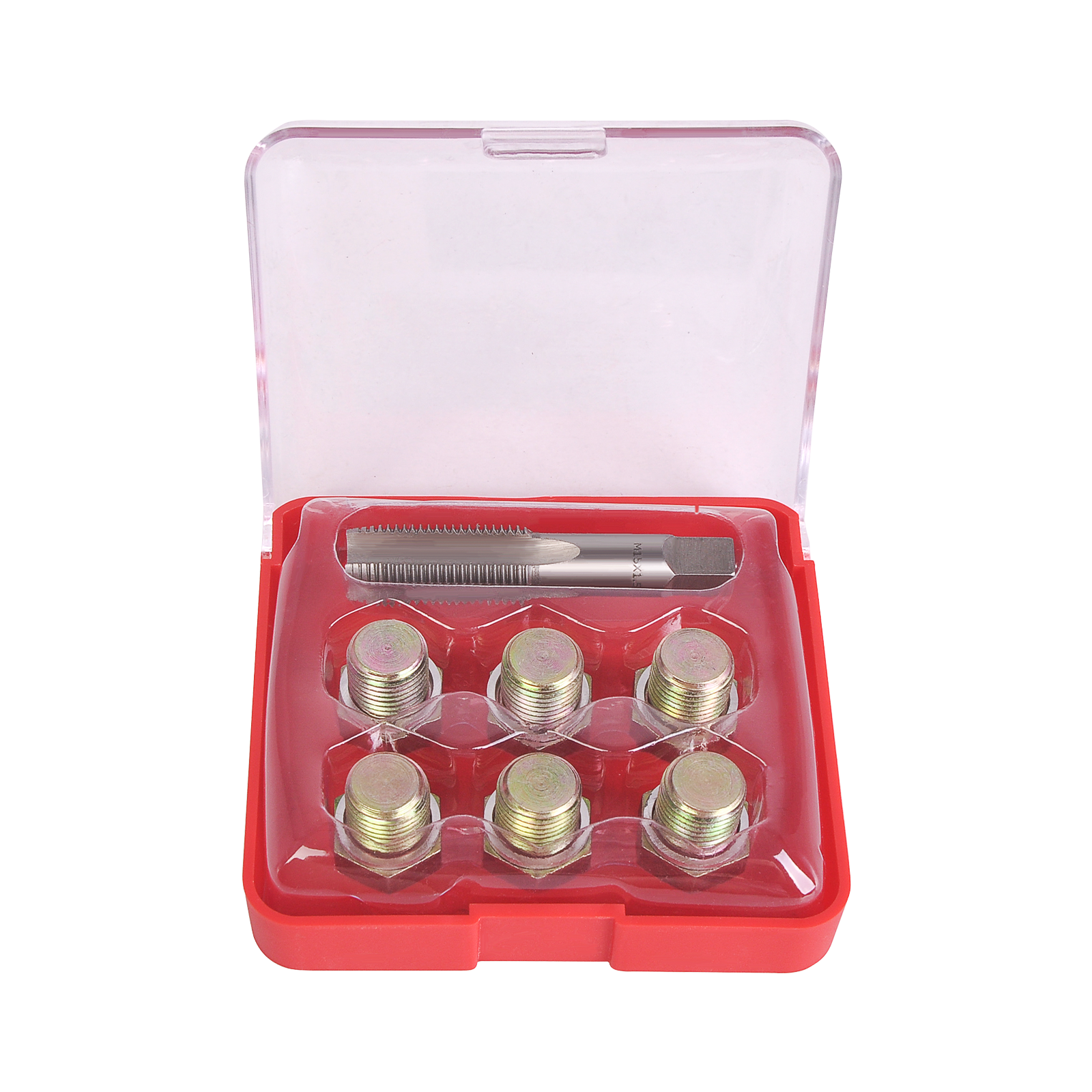 7pcs Automotive Drain Tools Oil Sump Pan Stripped Thread Repair Kits 15MM X 1.5