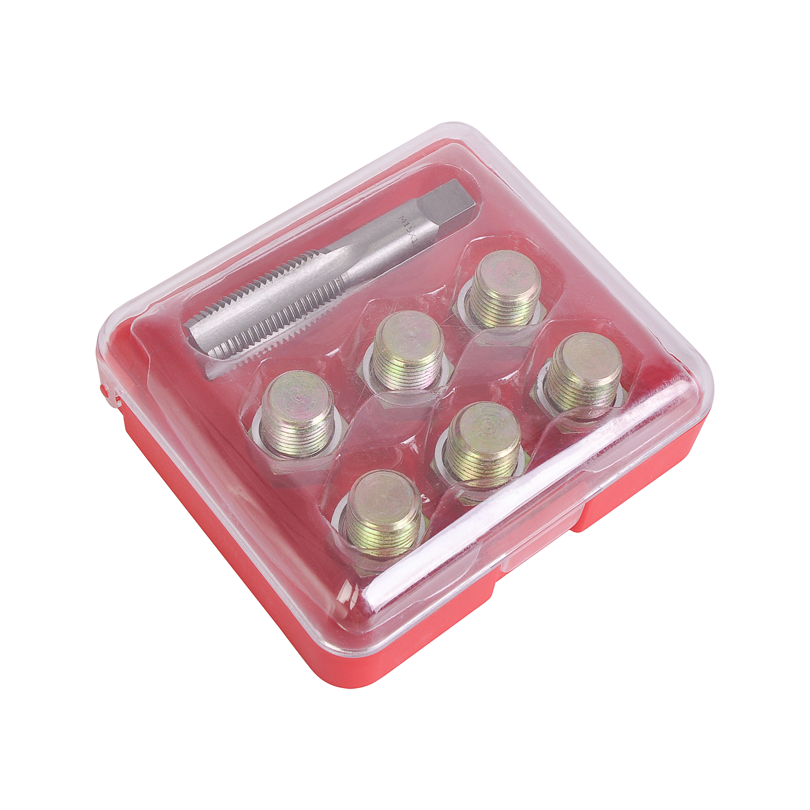 7pcs Automotive Drain Tools Oil Sump Pan Stripped Thread Repair Kits 15MM X 1.5 - Image 2