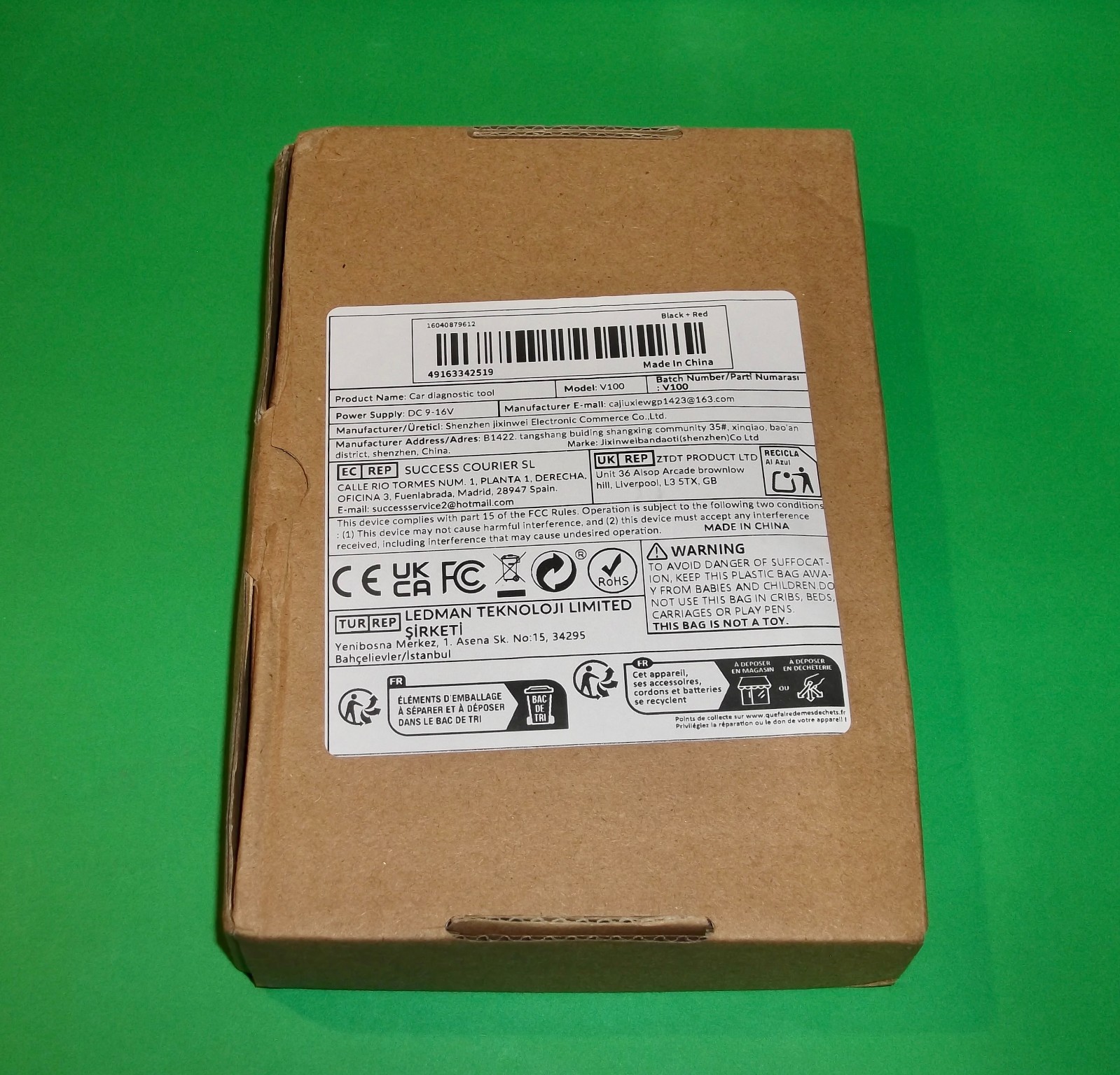 OBD II AUTOMOTIVE CAR TRUCK SUV 16 PIN DIGITAL FAULT CODE READER SCANNER TOOL - Image 4
