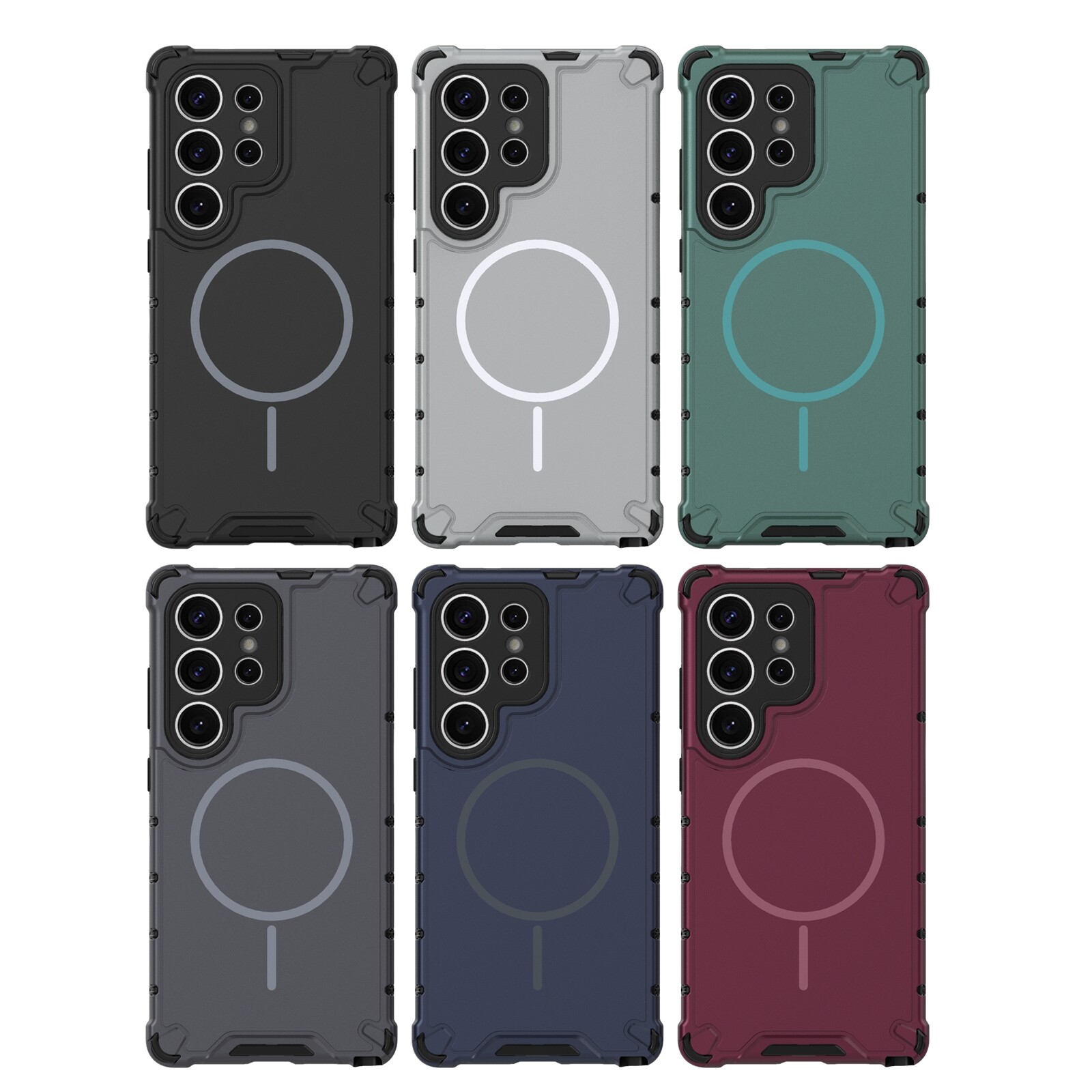 For Samsung Galaxy S25 Ultra S24 S23 Shockproof Magnetic Case Mag Safe Cover - Image 2