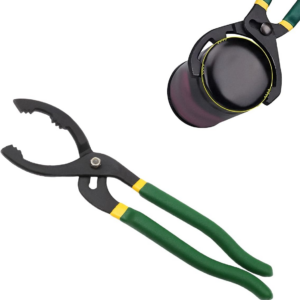 12" Adjustable Oil Filter Pliers, Automotive Oil Filter Removal Tools with Long