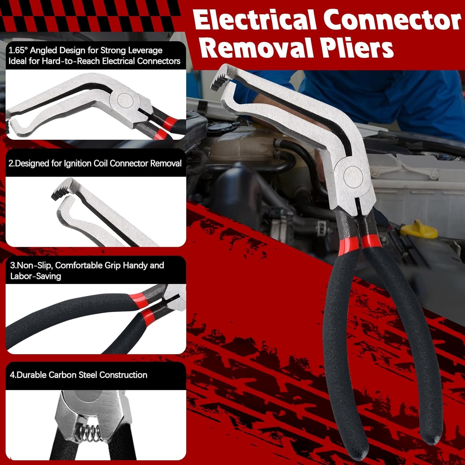 Electrical Disconnect Pliers Set – Automotive Electrical Tools & Connector Remov - Image 5