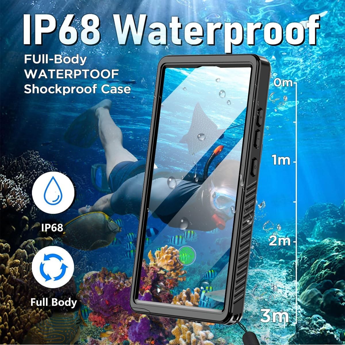Waterproof Case for Samsung Galaxy S26 Ultrs S26+ S26 Full Body Mag Safe Cover - Image 2