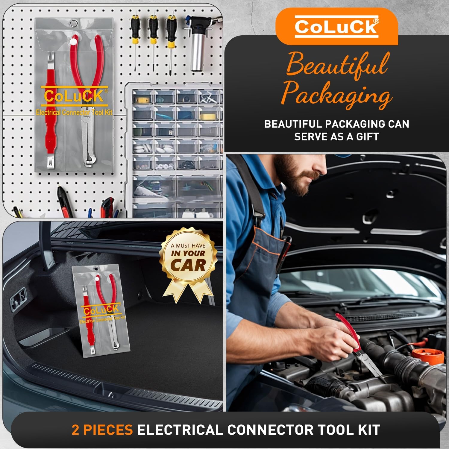 Automotive Terminal Plug Removal Tool Kit Electrical Disconnect Pliers - Image 5