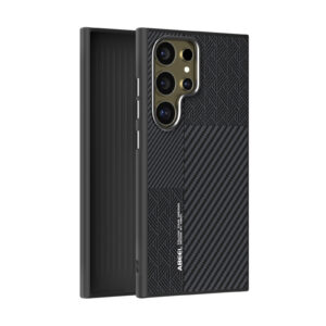 For Samsung Galaxy S24 Ultra S24 Plus Mag Safe Matte Carbon Fiber Patterned Case