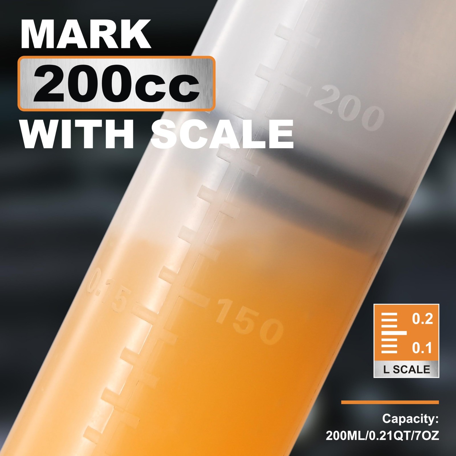FOUR UNCLES 200cc Fluid Extractor Fill Pump for Automotive Use - Oil Syringe - Image 5