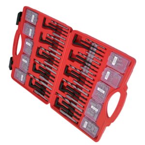 338Pc SAE Metric Thread Repair Kit for Engine Automotive Strip Restore Set