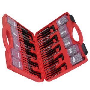 338Pc SAE Metric Automotive Thread Repair Kit for Engine Strip Restore Set