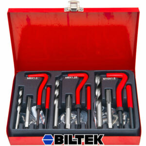 89 Pc Auto Engine Block Damaged Thread Repair Tool Kit Automotive Metal Case HD