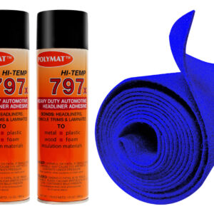 12FTx3.75FT POLYMAT BLU S35 Liner +2-797 For Hunting Gun Rifle Case Safe Cabinet