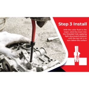 High Speed Steel Thread Repair Kit Durable Automotive Rethreading Tool For ZMRB