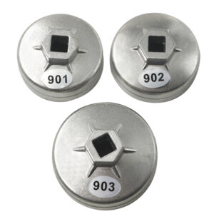 901 902 903 Cap Type Oil Filter Wrench Socket Automotive Removal Kit Hand Tools