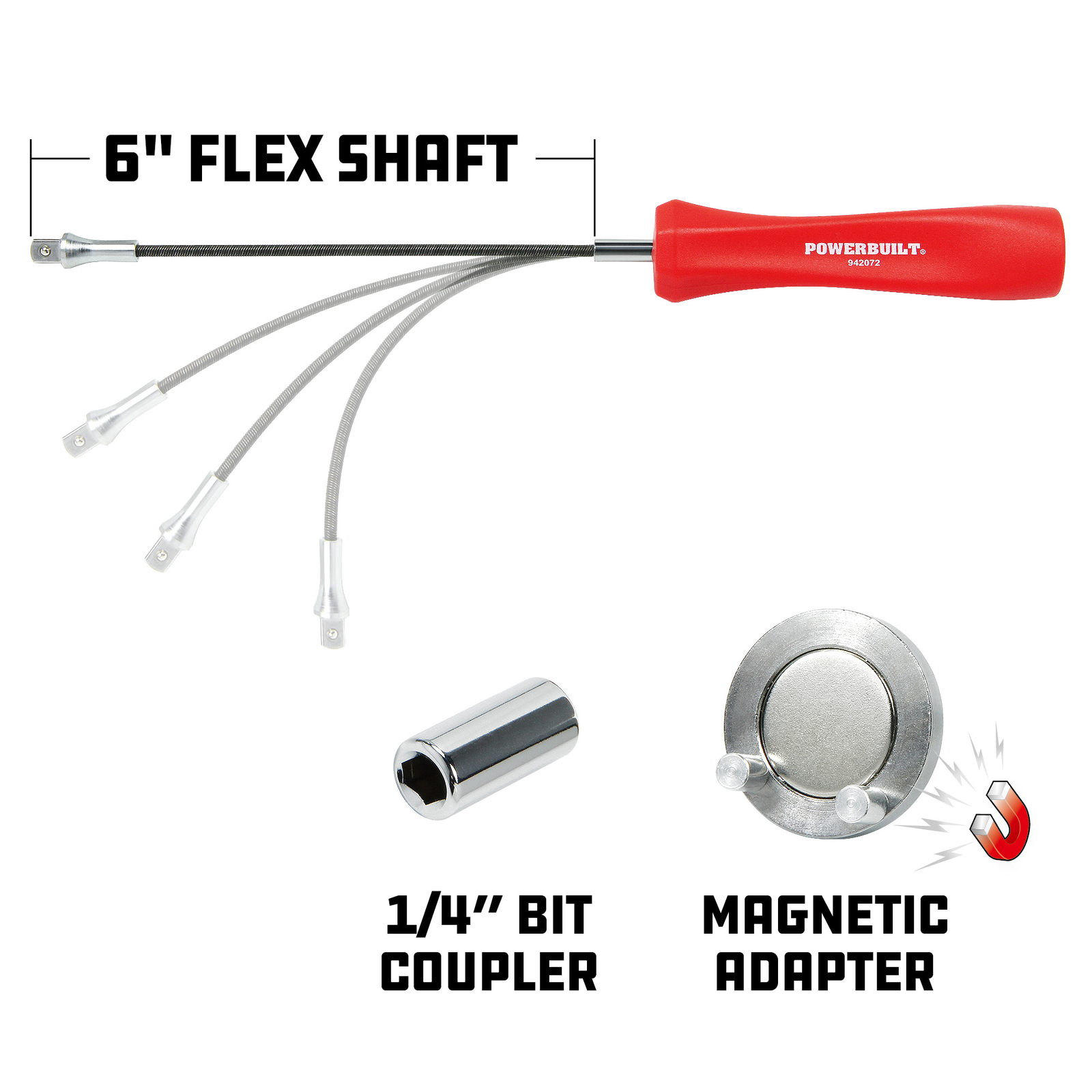Powerbuilt Magnetic Oil Drain Plug Remover Tool - 942072 - Image 2