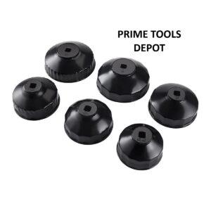 PITTSBURGH Oil Filter Wrench End Cap Set, 6-Piece, Automotive Tools