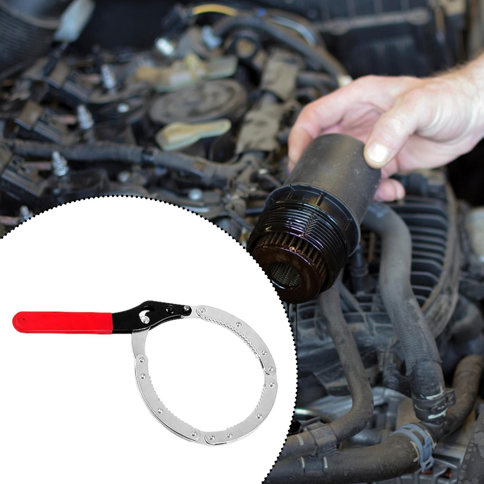 Cuff Oil Filter Wrench Automotive Oil Filter Removal Tool for Mechanic