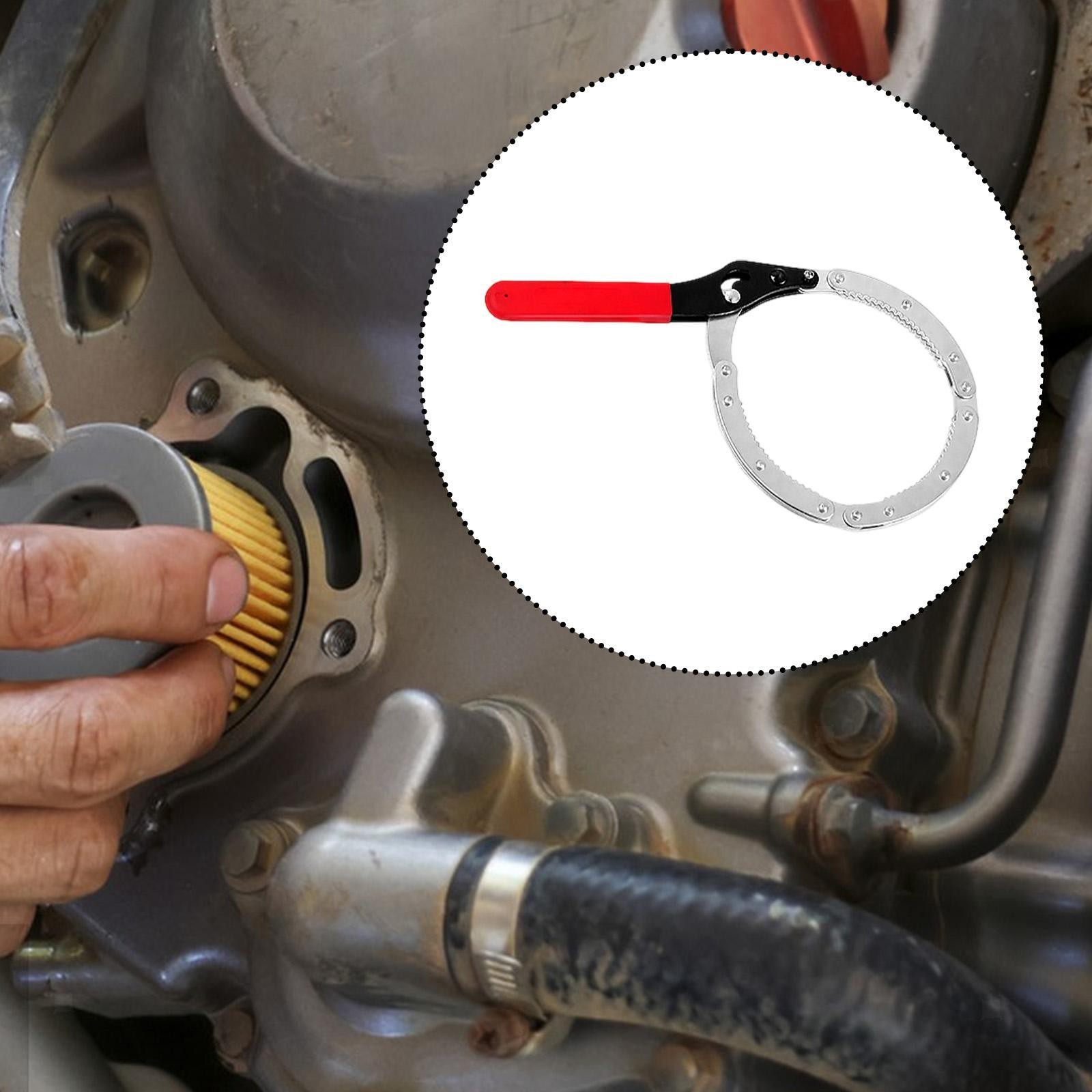 Cuff Oil Filter Wrench Automotive Oil Filter Removal Tool for Mechanic - Image 2