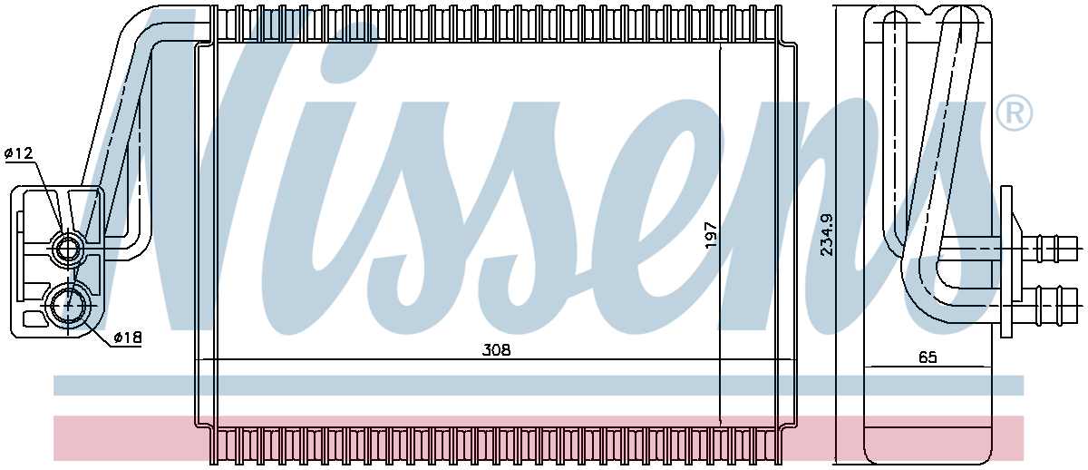 NISSENS Aircon Evaporator (LHD only) 92174 for MAYBACH 57 (2003) 5.5 etc - Image 5
