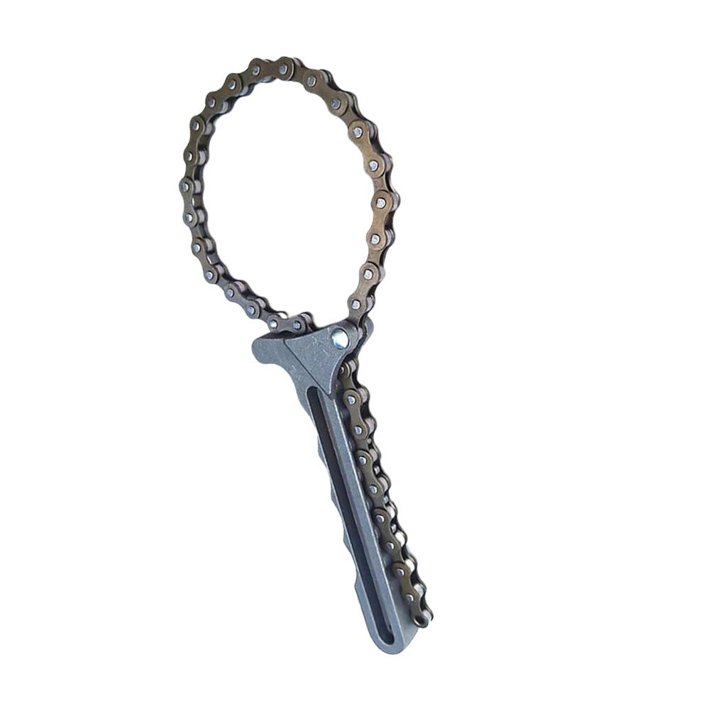 Iron Swivel Oil Filter Wrench Automotive Chain Pipe Adjustable Removal Tool - Image 3