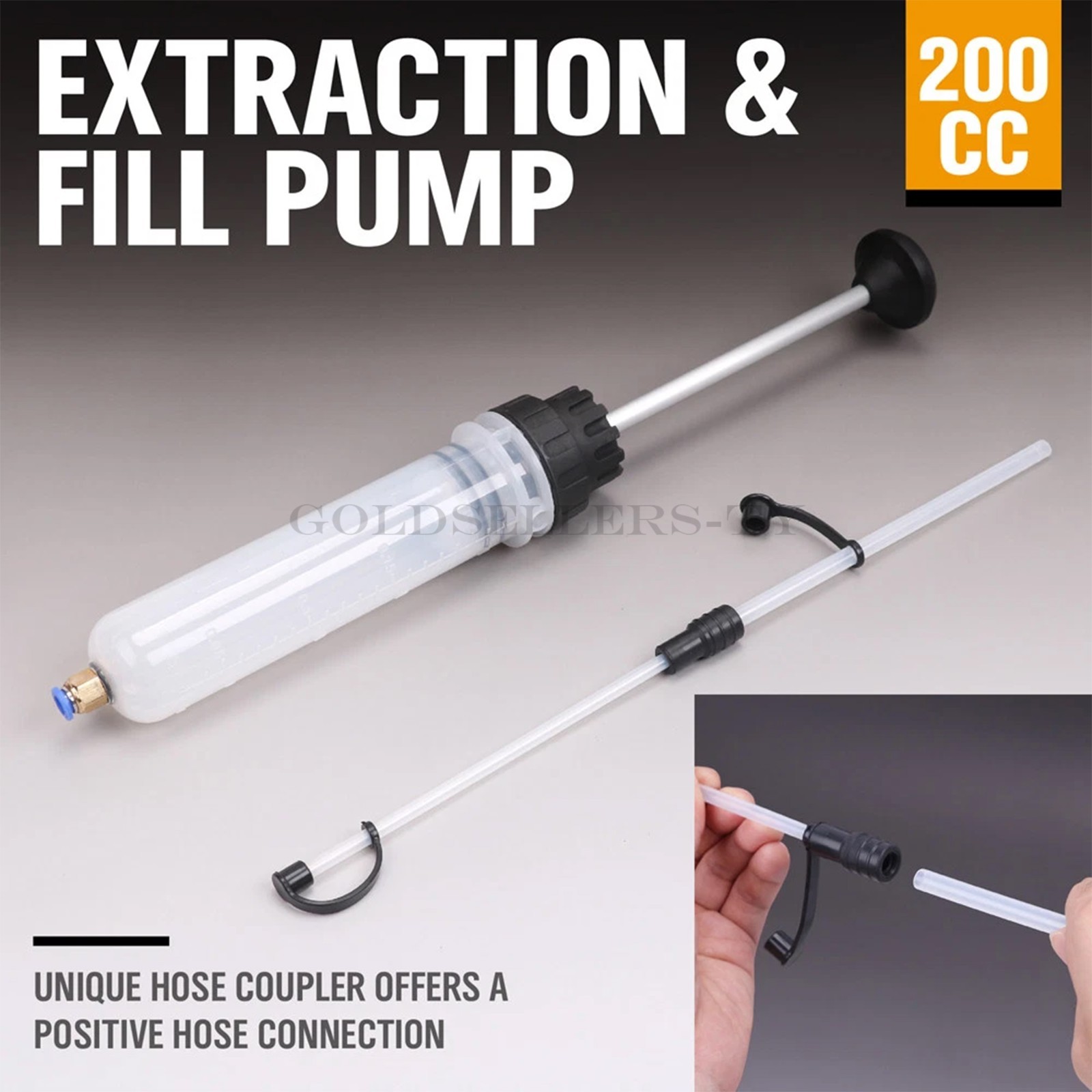 Automotive Fluid Extraction Filling Syringe Transfer Liquid Pump Oil Extractor - Image 2