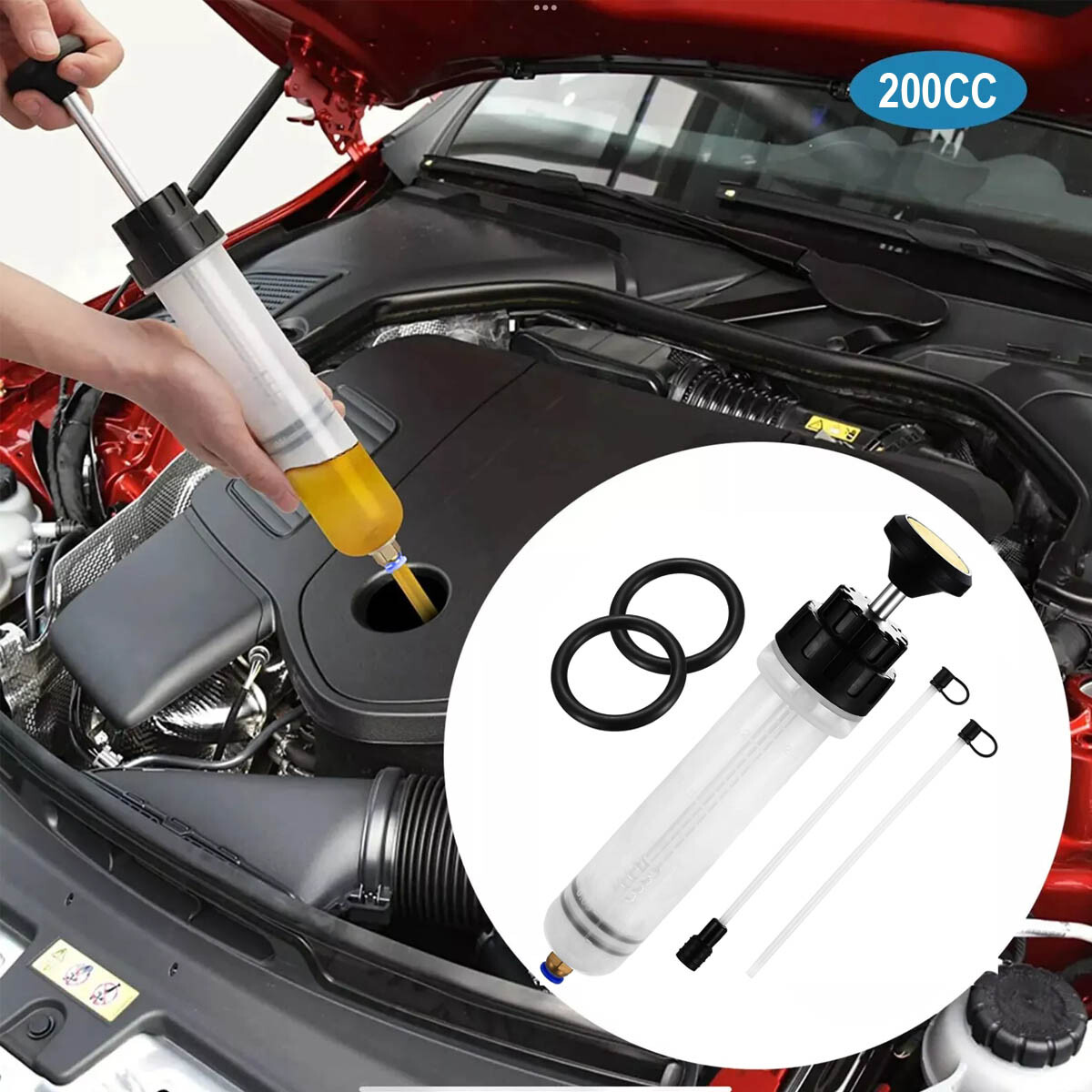 Fluid Extraction Filling Syringe Transfer Liquid Pump Oil Extractor Automotive