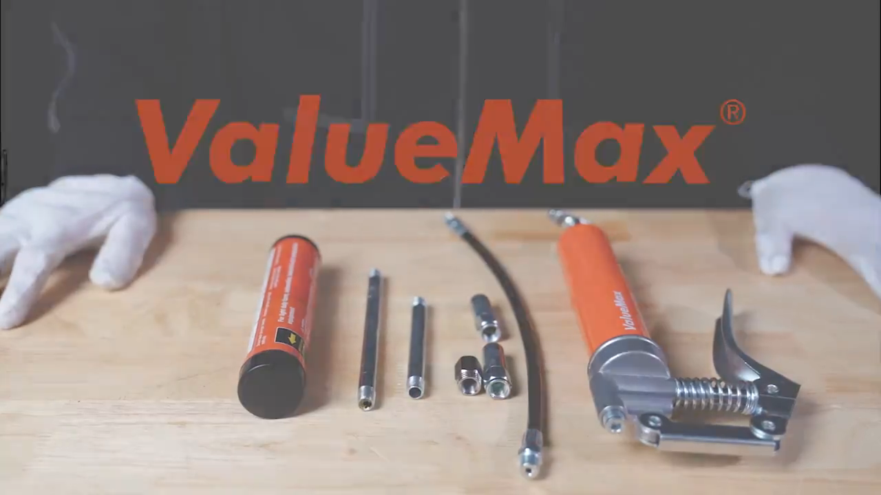 ValueMax Mini Pistol Grip Grease Gun Kit 3000 PSI Fit for Automotive Marine USA - Image 2