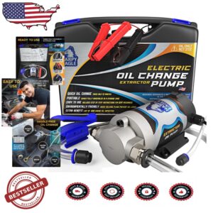 Durable 100W Electric Oil Change Pump 12/24V Automotive Fluid Extractor Portable