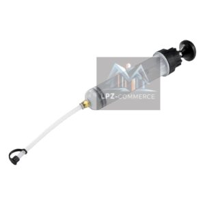 Manual Suction Gun Fluid Transfer Tool Oil Pump Extractor 7 oz w/ Hoses