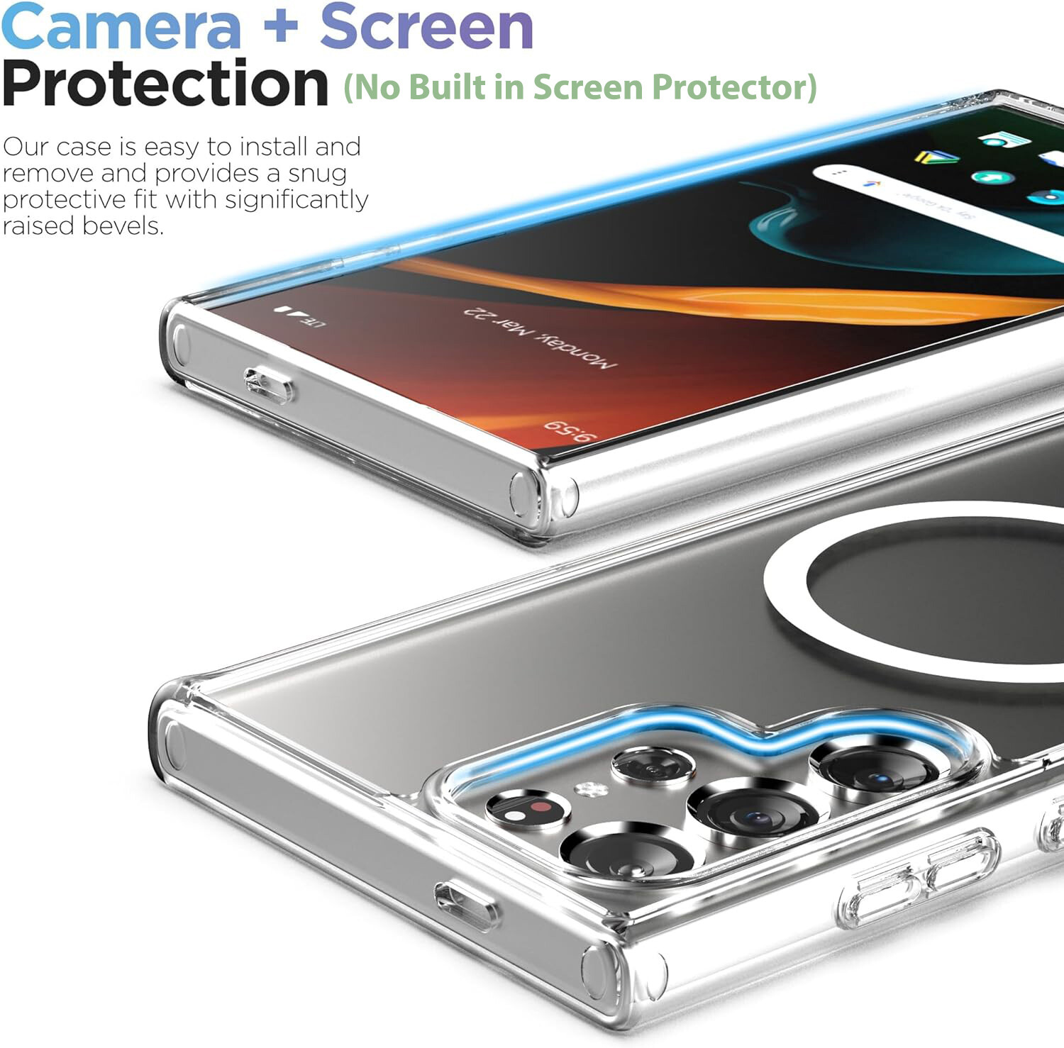 For Samsung Galaxy S25 S24 S23 S22 Plus Ultra Clear Mag Safe Shockproof Case - Image 5