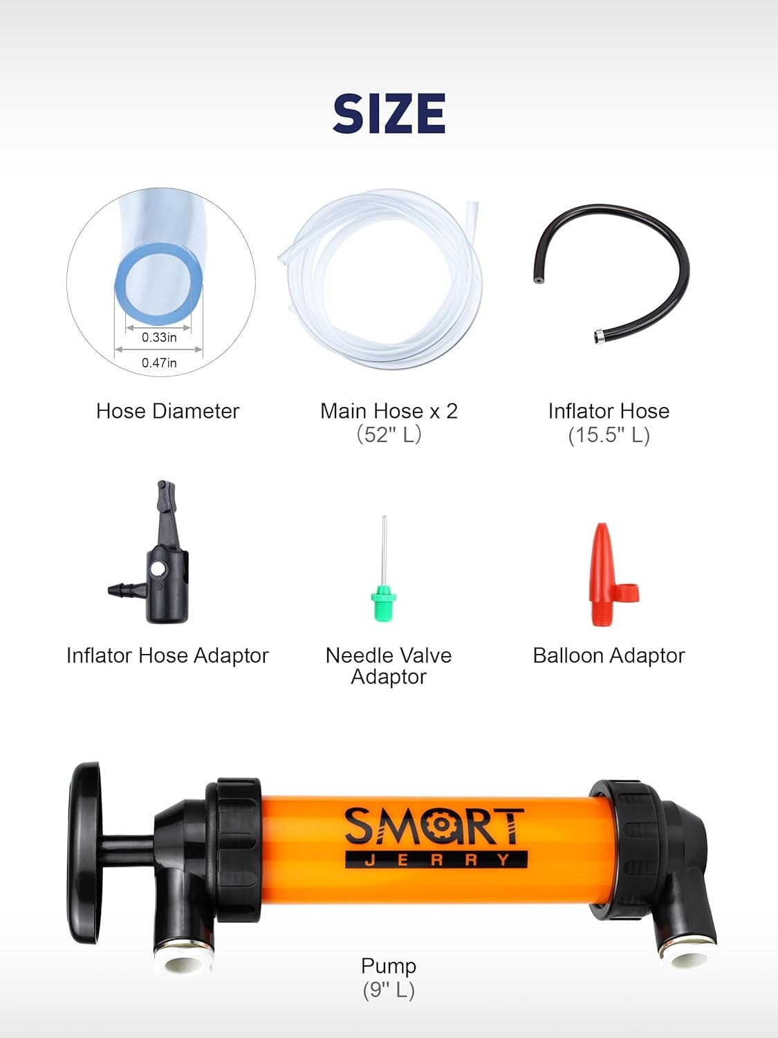 SMART JERRY - Siphon Pump for Gasoline, Fluid Transfer Automotive, RV... - Image 2