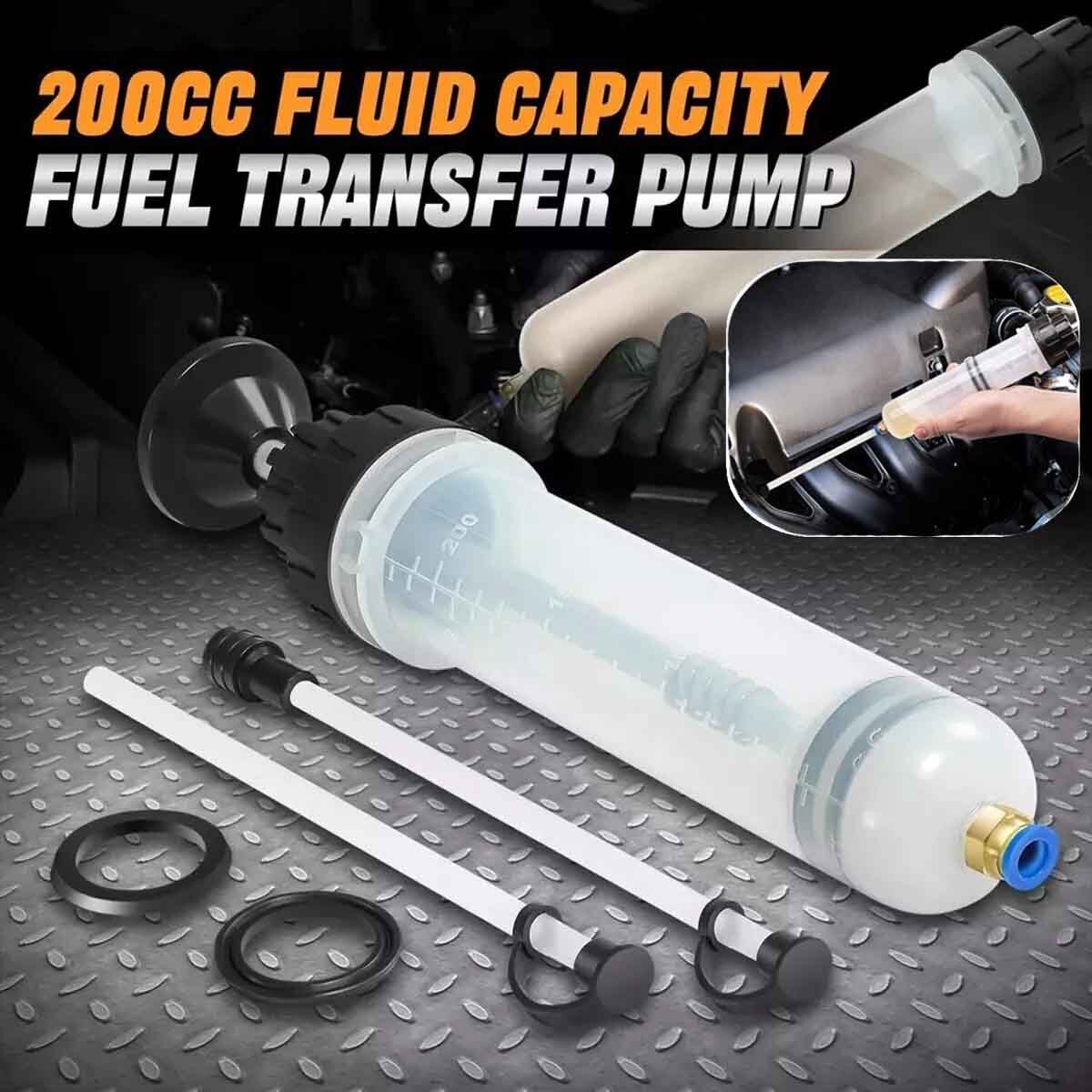200CC Fluid Extractor Automotive, Oil Extractor/Oil Syringe,Vacuum Fuel Transfer