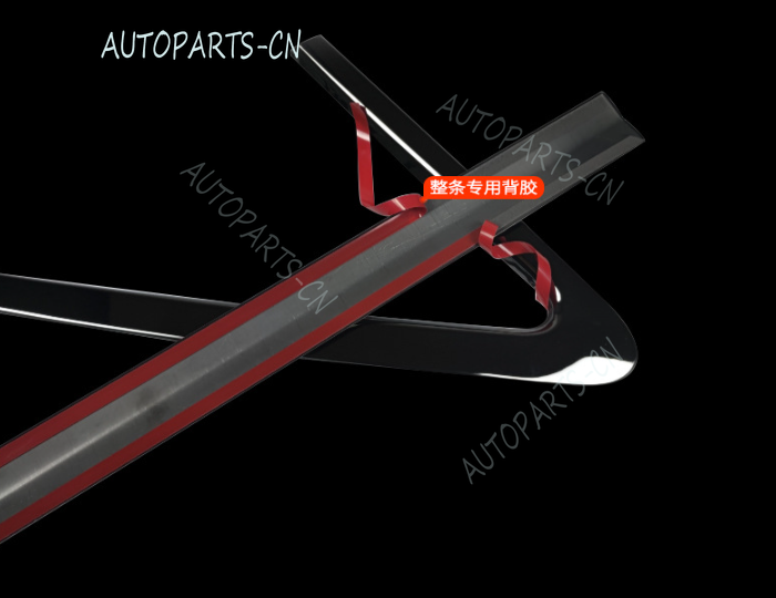 For Volvo S90 2017-2024 Black Stainless Steel Window Molding Strip Cover Trim - Image 4