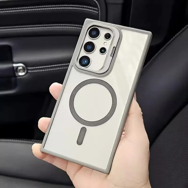 For Galaxy S25 S24 S23 Plus Ultra Kickstand Mag Safe Case +Camera Lens Protector - Image 4