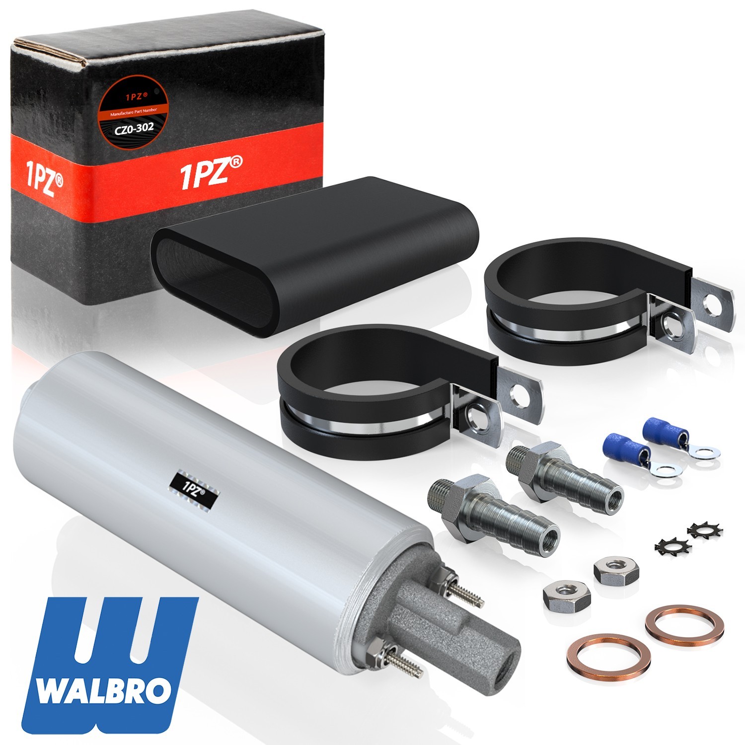 Genuine High Pressure Fuel Pump GSL392 Walbro 255LPH External Inline 650HP 80psi