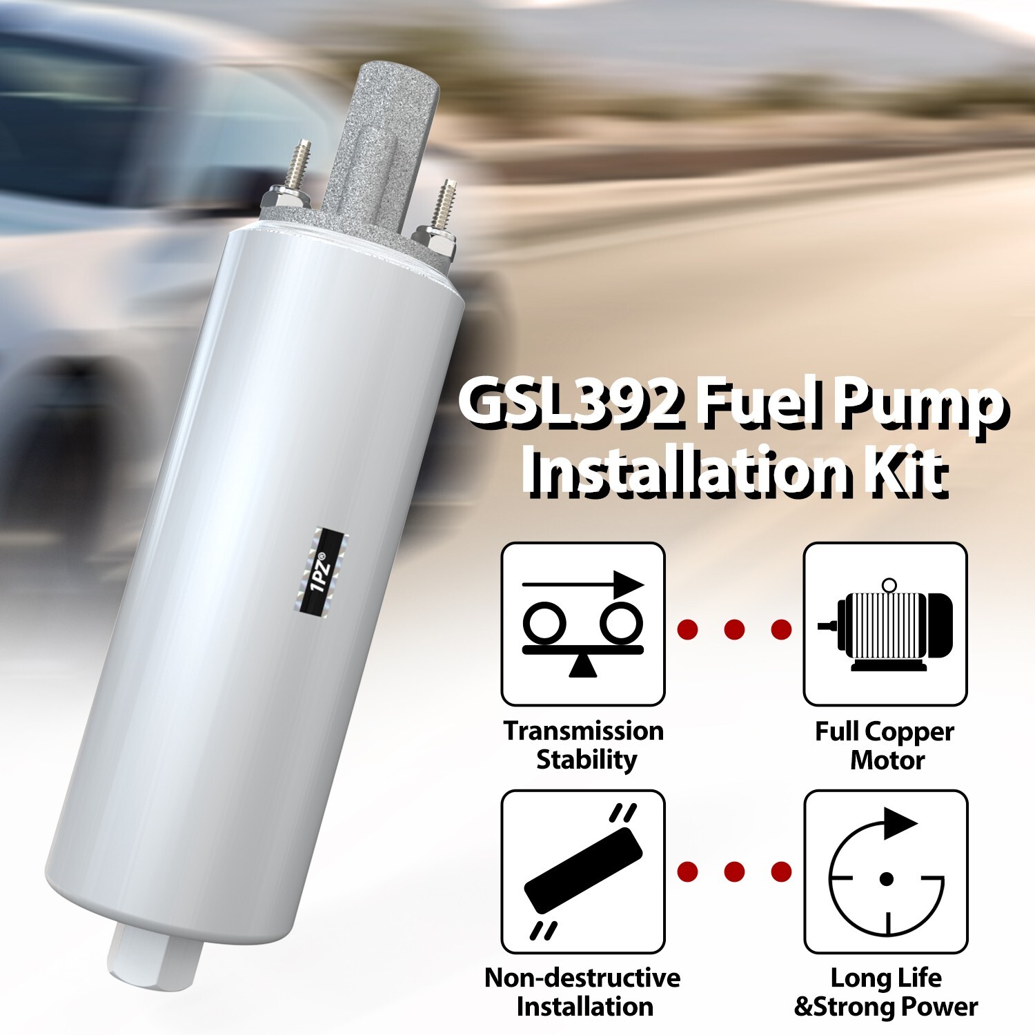 Genuine High Pressure Fuel Pump GSL392 Walbro 255LPH External Inline 650HP 80psi - Image 2