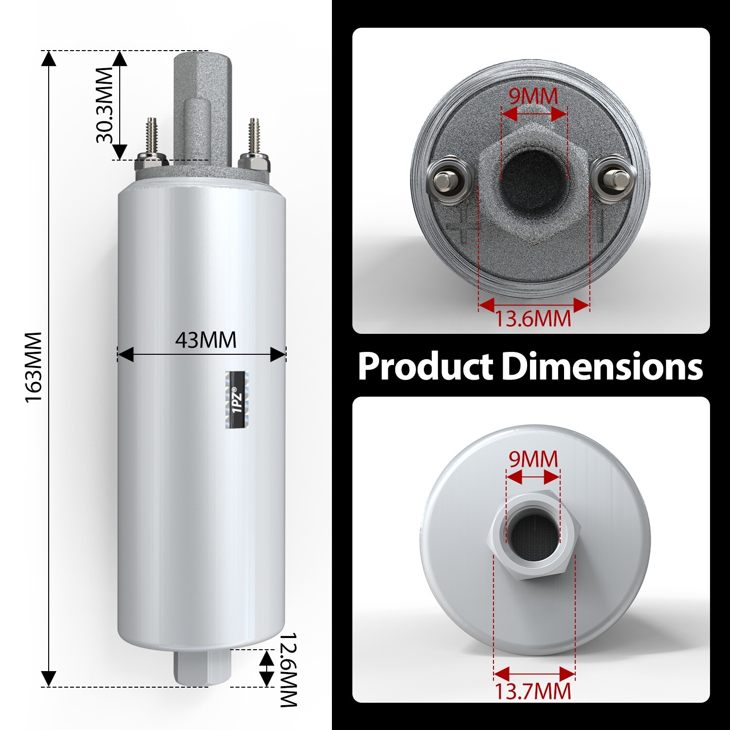 Genuine High Pressure Fuel Pump GSL392 Walbro 255LPH External Inline 650HP 80psi - Image 5