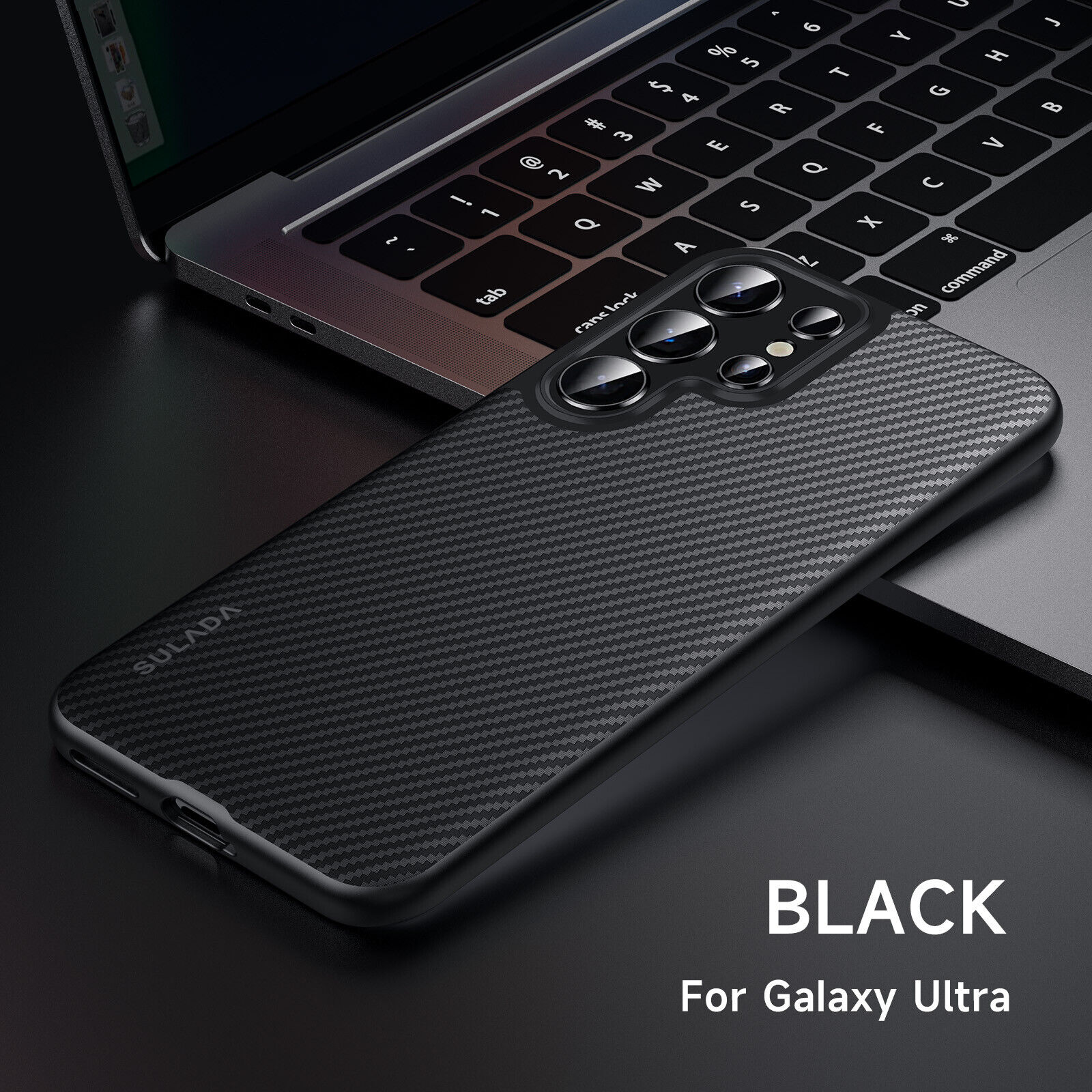 Slim Carbon Fibre Pattern Mag Safe Magnetic Case for Samsung S26 Ultra S25+ S25
