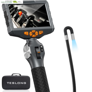 5-Inch IPS Endoscope Inspection Camera with Articulation Head, Automotive Mecha