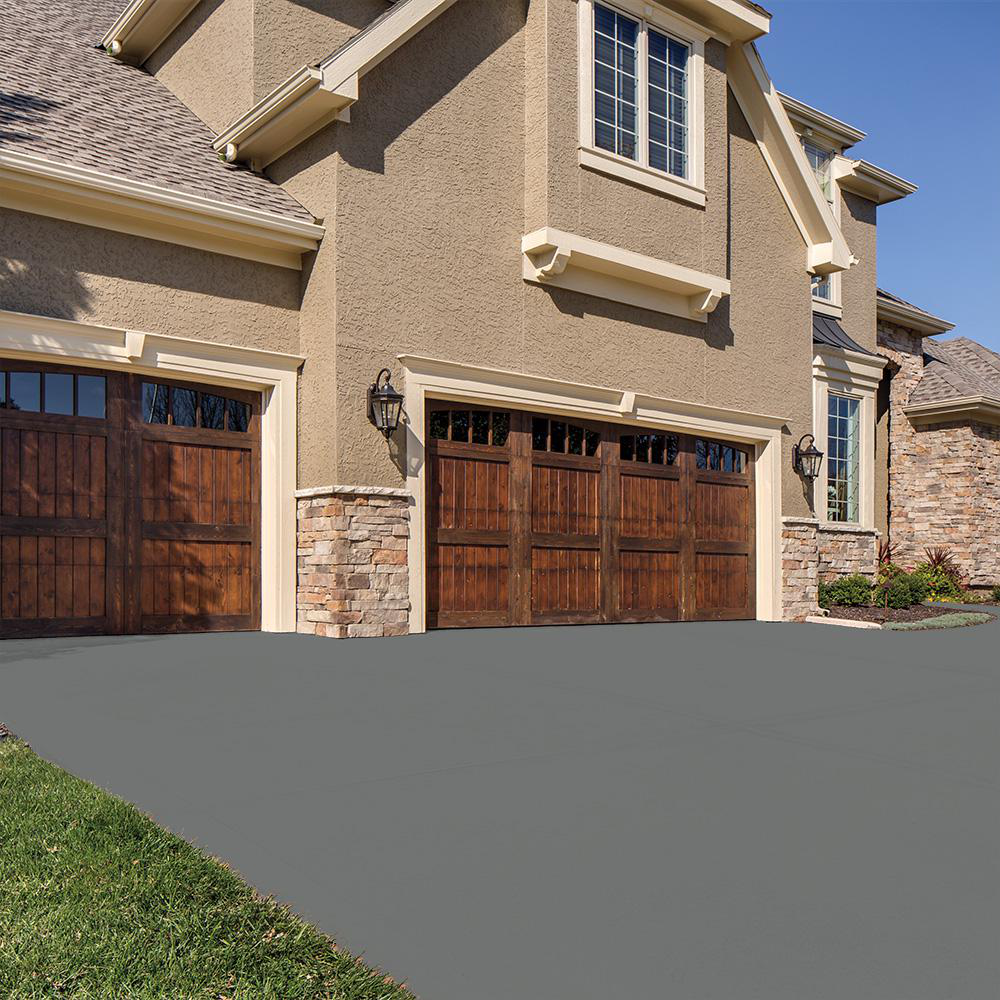 5Gal Epoxy Garage Floor Paint Slate Gray Self Priming Interior Exterior Concrete - Image 4
