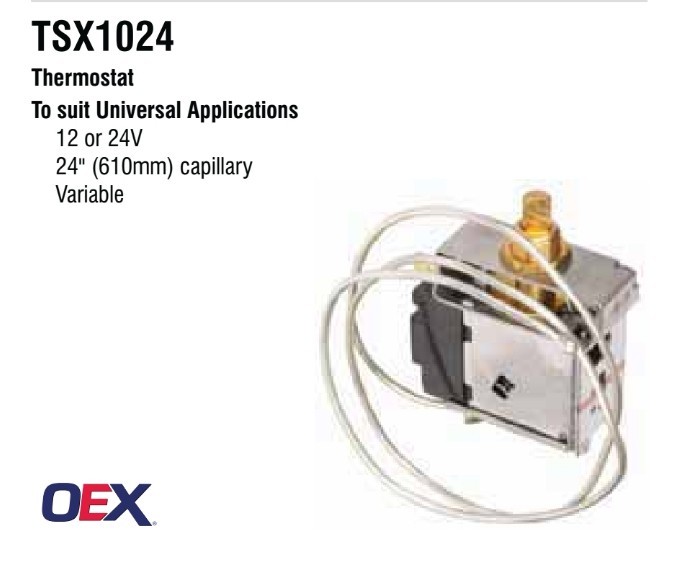 Automotive Air Con Thermostat 12v 24v Adjustable 610mm Capillary Universal AC - Image 4