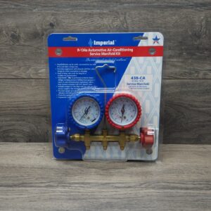 Imperial Automotive A/C Service Manifold Kit Gauge Set USA