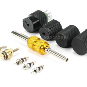 10pcs AC System Cap Schrader Valve Core Remove Air Conditioner Installation Tool