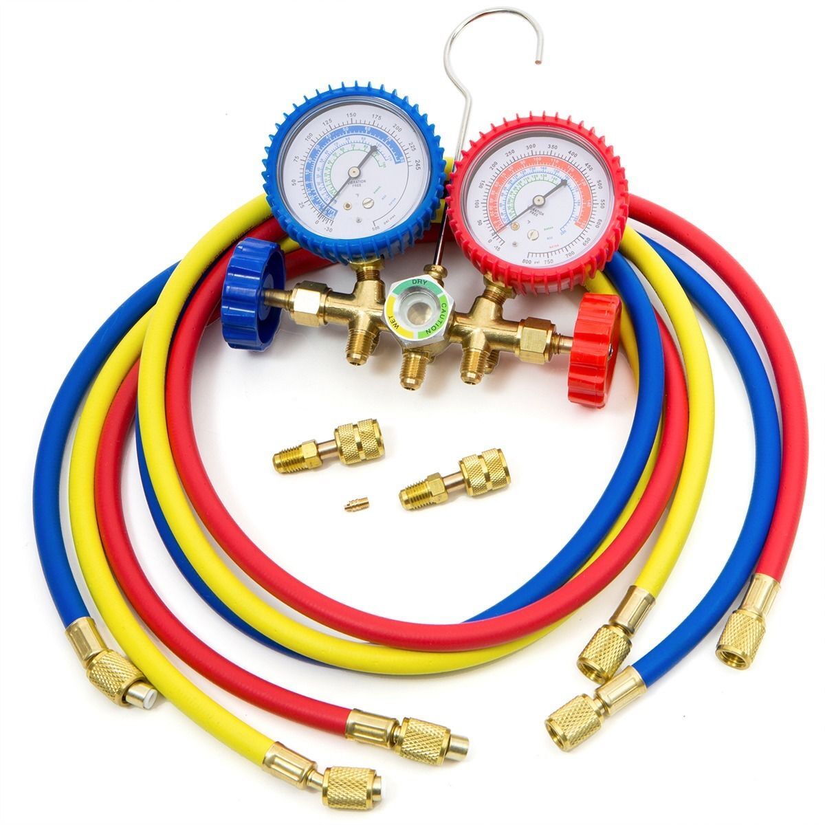 Stark USA Manifold Gauge Set R410A R22 R404A HVAC Charging Service Refrigerants