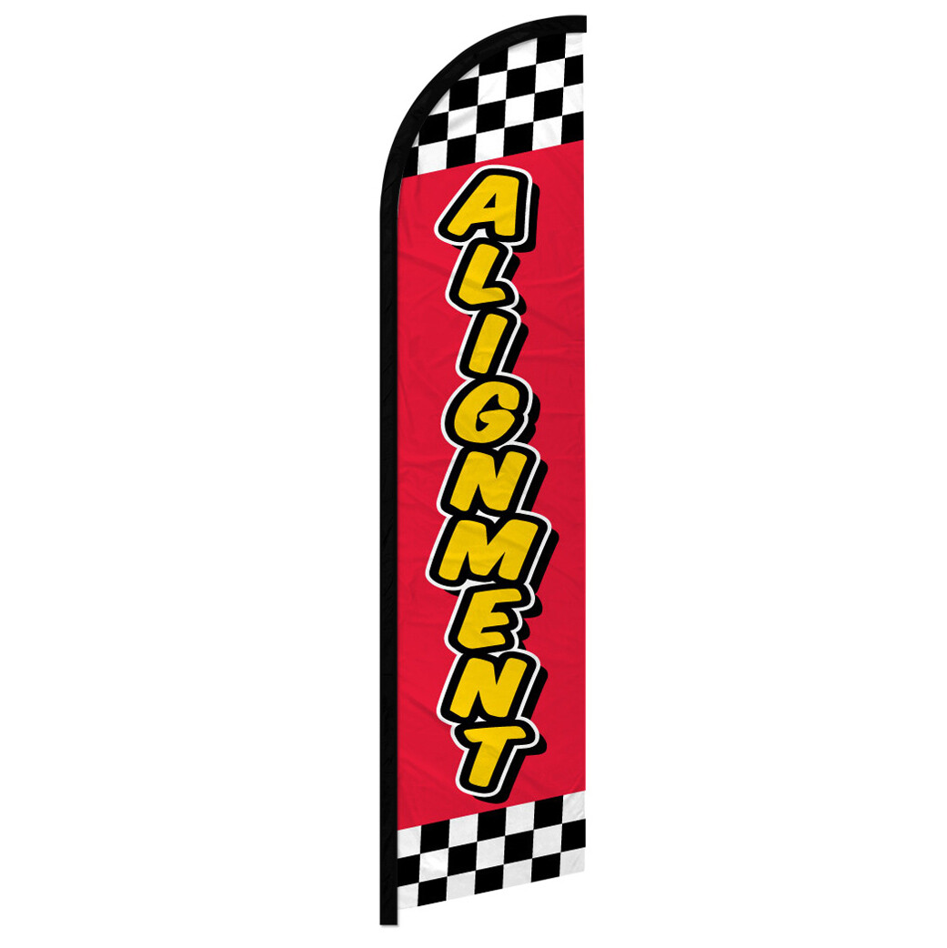 Mechanic Windless Swooper Full Curve Flag Automotive Mechanic Services - Image 4
