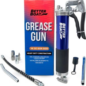 Manual Grease Gun Kit Marine Grease Wheel Bearing Automotive Grease Guns 14 oz