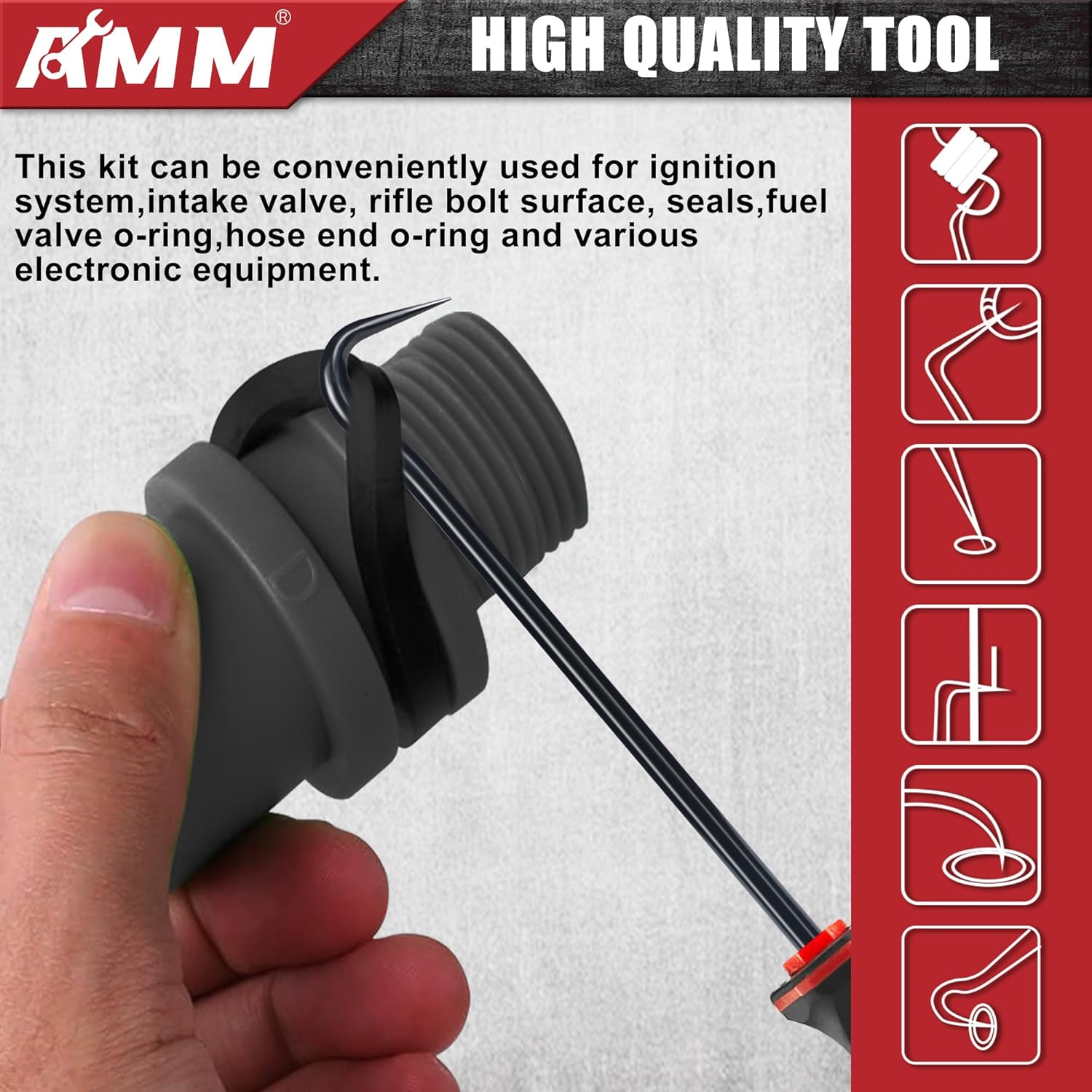 12PCS Hook Pick Tool Set Scraper Magnetic Telescoping Kit Electronics Automotive - Image 2