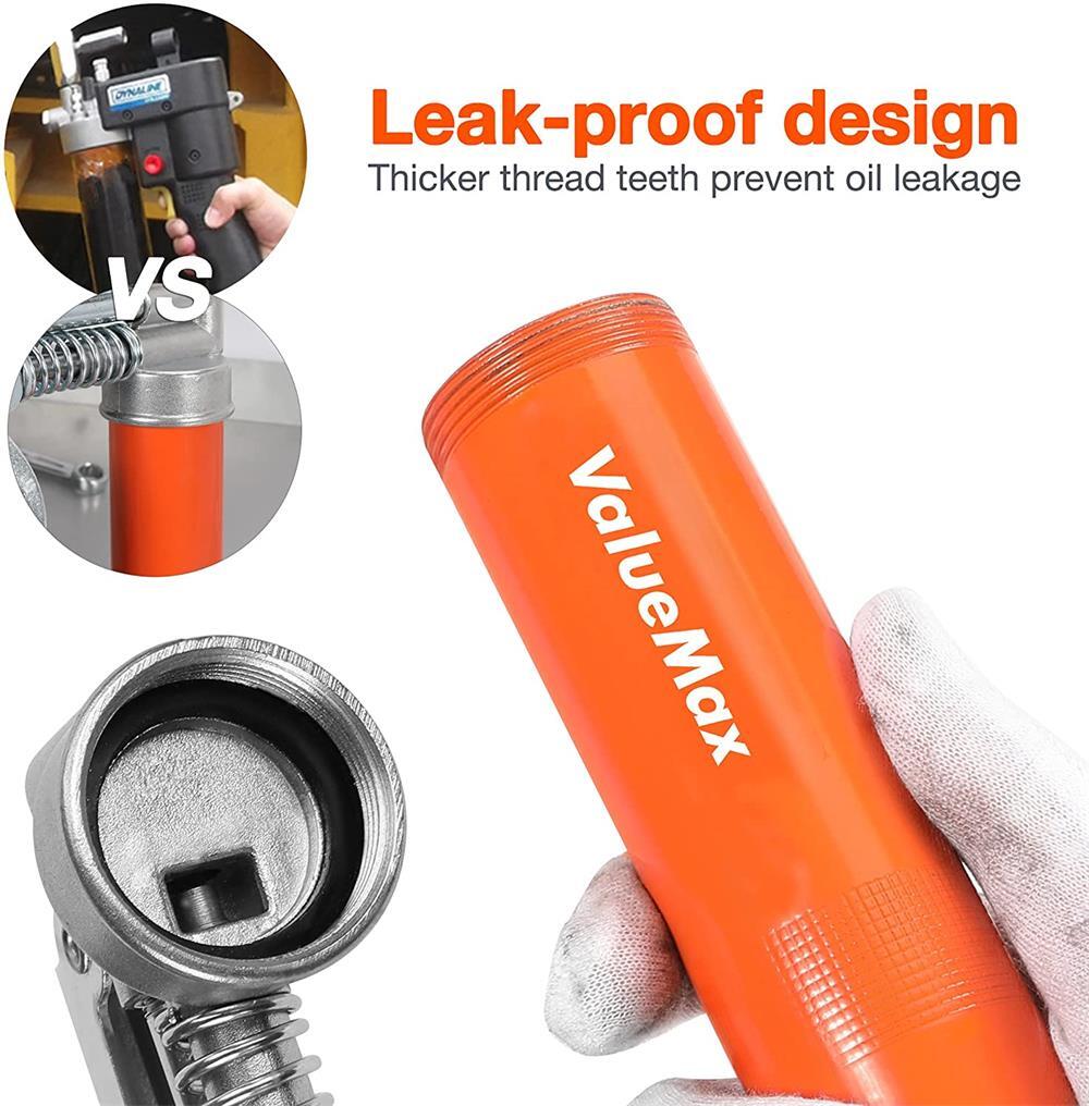 ValueMax Mini Pistol Grip Grease Gun Kit 3000 PSI Fit for Automotive Marine USA - Image 5