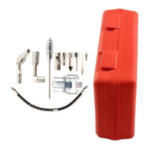 Automotive Grease Gun Set 3000PSI with 9 Fittings and Storage Case