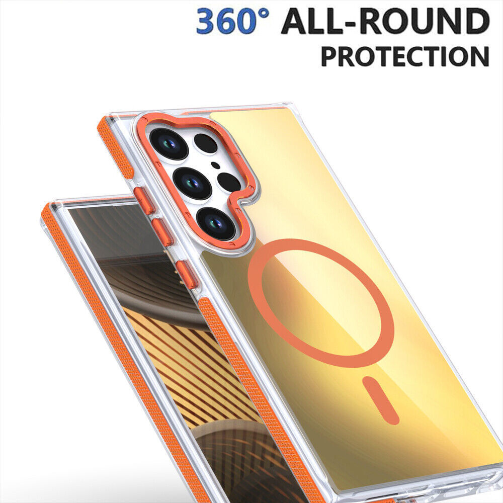 For Samsung Galaxy S25 Ultra S24 S23 FE Magnetic Mag safe Shockproof Phone Case - Image 3