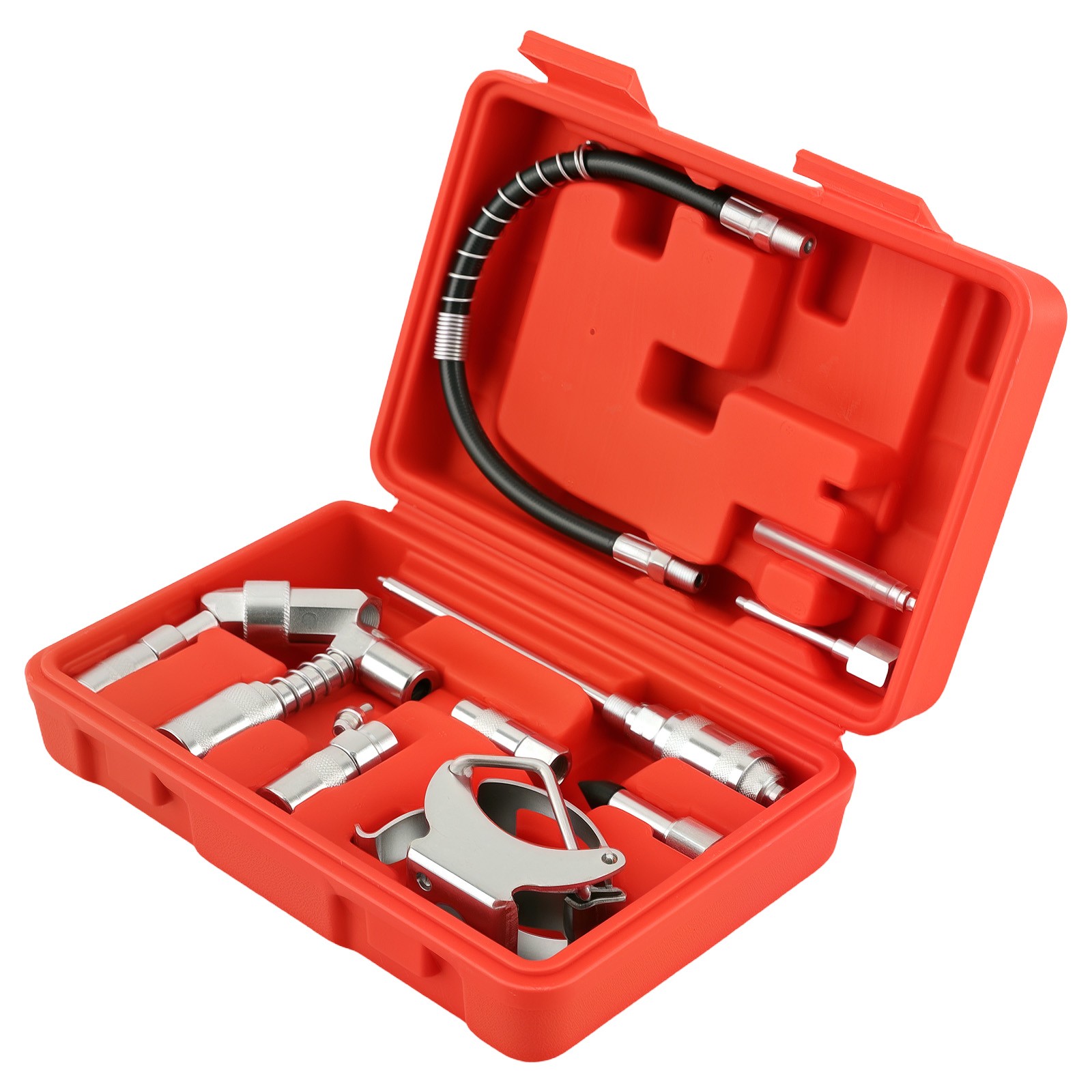 Automotive Grease Gun Adapter Set 3000PSI with Flexible Hose & Tips - Image 2